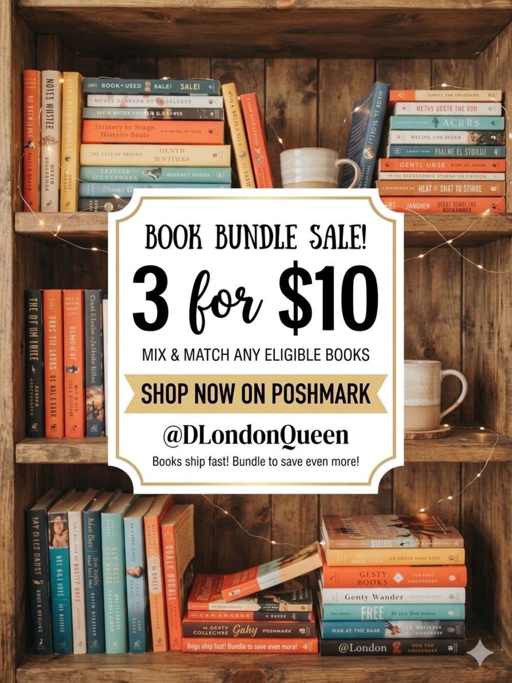 Book Bundle Sale - 3 for $10